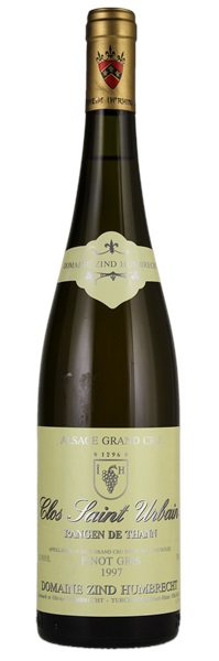 1997 Zind-Humbrecht Pinot Gris Rangen de Thann Clos St. Urbain, 750ml