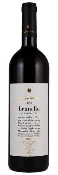 1998 Poggio Antico Brunello di Montalcino, 750ml