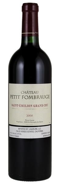 2000 Château Petit Fombrauge, 750ml