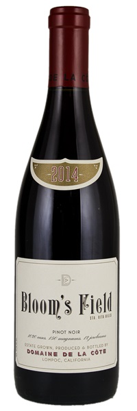 2014 Domaine De La Côte Bloom's Field Pinot Noir, 750ml