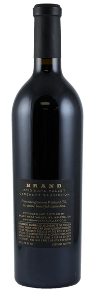 2013 Brand Napa Valley Cabernet Sauvignon, 750ml