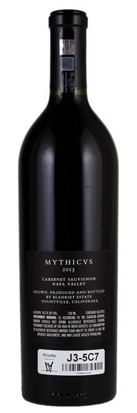 2013 Blankiet Estate Mythicus Red Wine, 750ml