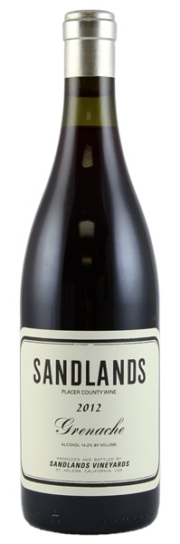 2012 Sandlands Vineyards Grenache, 750ml