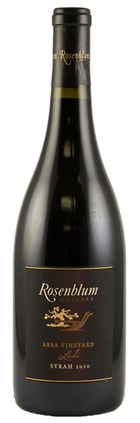 2010 Rosenblum Abba Vineyard Syrah, 750ml