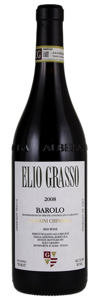 2008 Elio Grasso Barolo Gavarini Vigna Chiniera, 750ml
