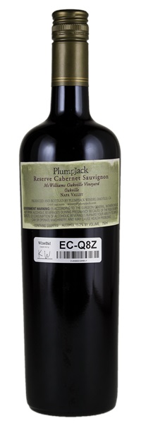 2009 Plumpjack McWilliams Oakville Estate Reserve Cabernet Sauvignon (Screwcap), 750ml