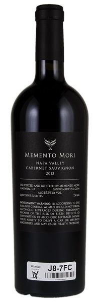 2013 Memento Mori Cabernet Sauvignon, 750ml