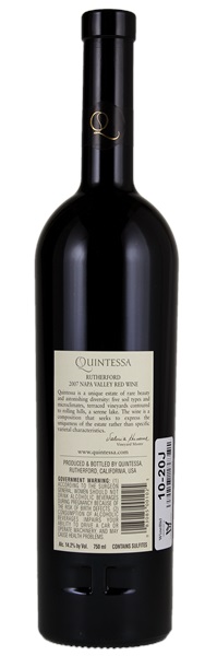 2007 Quintessa, 750ml