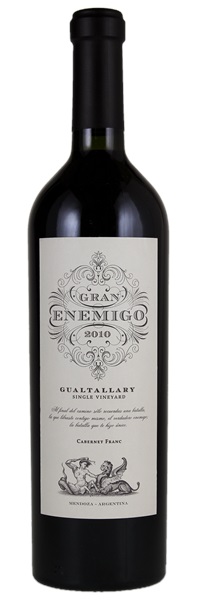 2010 Gran Enemigo Gualtallary Cabernet Franc, 750ml
