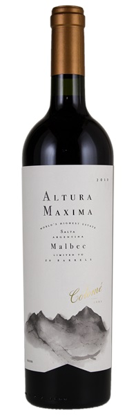 2013 Colome Malbec Altura Maxima, 750ml