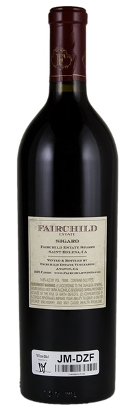 2010 Fairchild Sigaro Vineyard Cabernet Sauvignon, 750ml