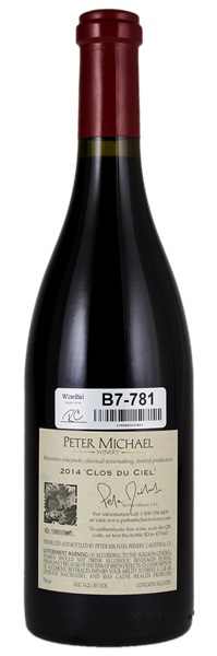 2014 Peter Michael Clos du Ciel Pinot Noir, 750ml