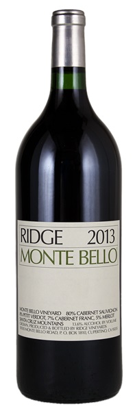 2013 Ridge Monte Bello, 1.5ltr
