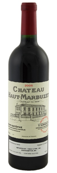 2005 Château Haut-Marbuzet, 750ml