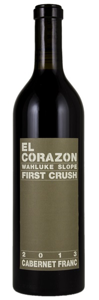 2013 El Corazon First Crush Cabernet Franc, 750ml