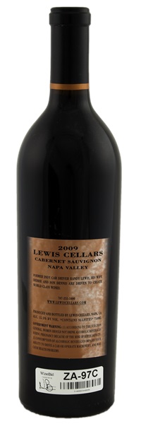 2009 Lewis Cellars Cabernet Sauvignon, 750ml