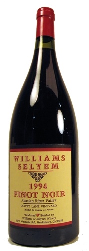 1994 Williams Selyem Olivet Lane Vineyard Pinot Noir, 1.5ltr