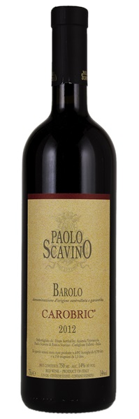 2012 Paolo Scavino Barolo Carobric, 750ml