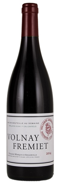 2014 Marquis d'Angerville Volnay Fremiets, 750ml