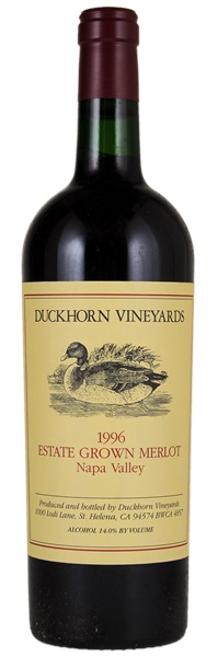 1996 Duckhorn Vineyards Estate Grown Merlot, 750ml