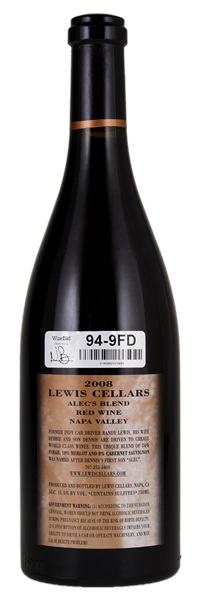 2008 Lewis Cellars Alec's Blend, 750ml