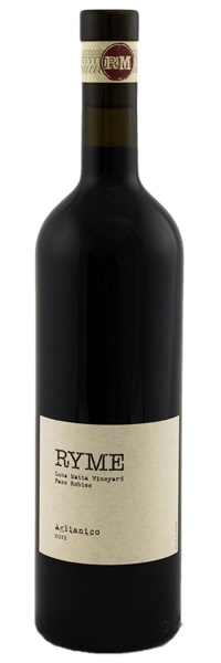 2012 Ryme Wine Cellars Luna Matta Vineyard Aglianico, 750ml