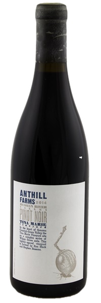 2014 Anthill Farms Tina Marie Vineyard Pinot Noir, 750ml