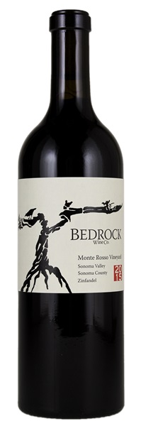 2015 Bedrock Wine Company Monte Rosso Vineyard Zinfandel, 750ml