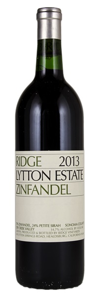 2013 Ridge Lytton Estate Zinfandel, 750ml