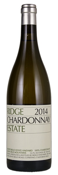 2014 Ridge Santa Cruz Mountain Estate Chardonnay, 750ml