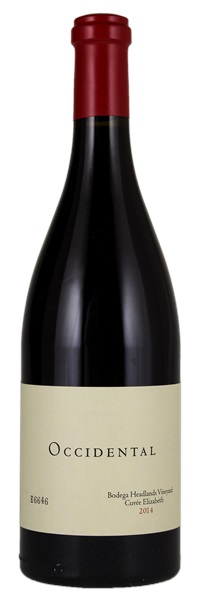 2014 Occidental Bodega Headlands Cuvée Elizabeth Pinot Noir, 750ml