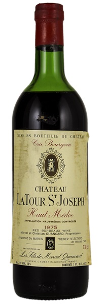 1975 Château La Tour-St-Joseph, 750ml