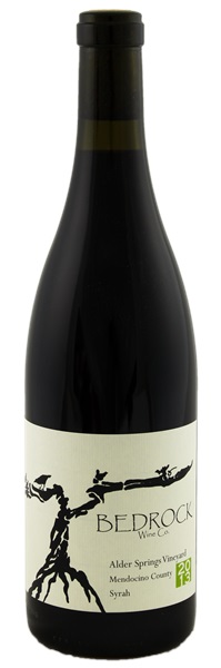 2013 Bedrock Wine Company Alder Springs Vineyard Syrah, 750ml