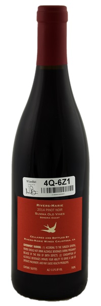 2014 Rivers-Marie Summa Vineyard Old Vines Pinot Noir, 750ml