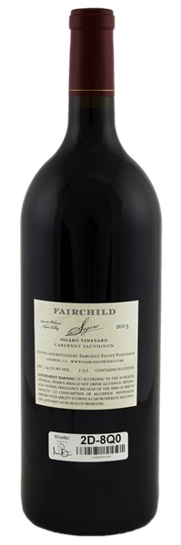 2013 Fairchild Sigaro Vineyard Cabernet Sauvignon, 1.5ltr