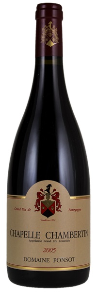 2005 Domaine Ponsot Chapelle-Chambertin, 750ml