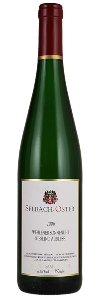 2006 Selbach-Oster Wehlener Sonnenuhr Riesling Auslese #12, 750ml