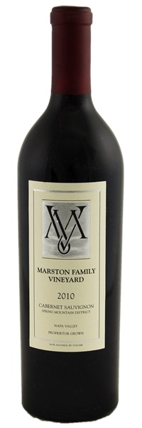 2010 Marston Family Vineyards Cabernet Sauvignon, 750ml