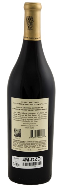 2013 Kapcsandy Family Wines State Lane Vineyard Estate Cuvee, 750ml