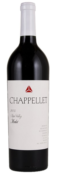 2004 Chappellet Vineyards Merlot, 750ml