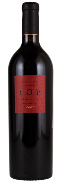 2007 TOR Kenward Family Wines Mast Vineyard Cabernet Sauvignon, 750ml