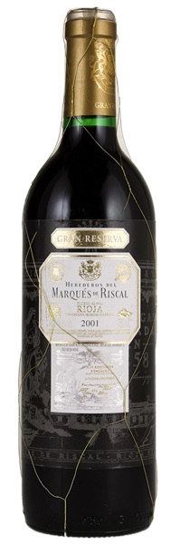 2001 Marques de Riscal Rioja Gran Reserva, 750ml