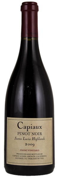 2009 Capiaux Pisoni Vineyard Pinot Noir, 750ml