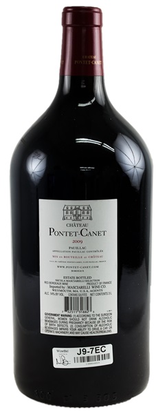 2009 Château Pontet-Canet, 3.0ltr