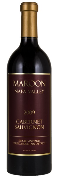 2009 Maroon Single Vineyard Spring Mountain District Cabernet Sauvignon, 750ml