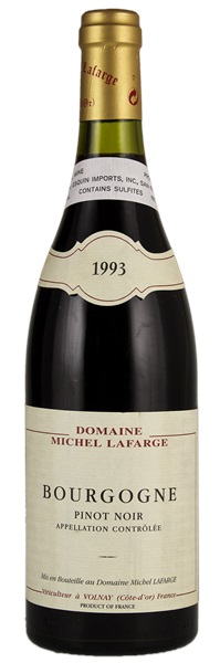 1993 Michel Lafarge Bourgogne Pinot Noir, 750ml