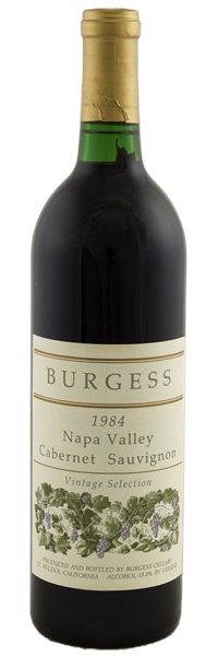 1984 Burgess Vintage Selection Cabernet Sauvignon, 750ml