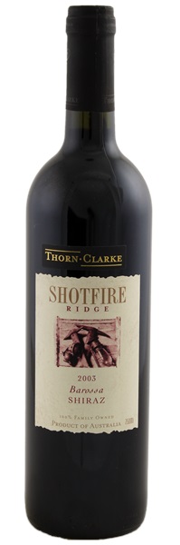 2003 Thorn-Clarke Shotfire Ridge Shiraz, 750ml