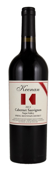 2013 Robert Keenan Winery Spring Mountain Reserve Cabernet Sauvignon, 750ml