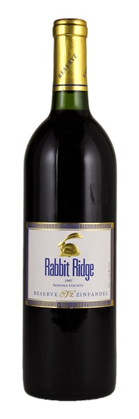 1997 Rabbit Ridge Sonoma County Reserve Zinfandel, 750ml
